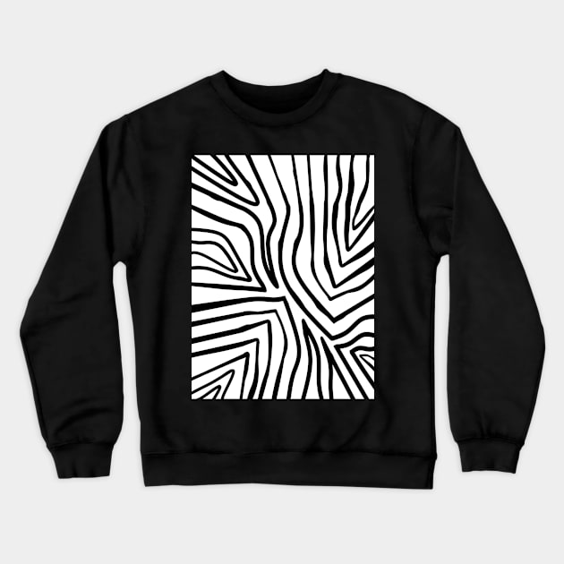 ZEBRA Stripes Crewneck Sweatshirt by SartorisArt1